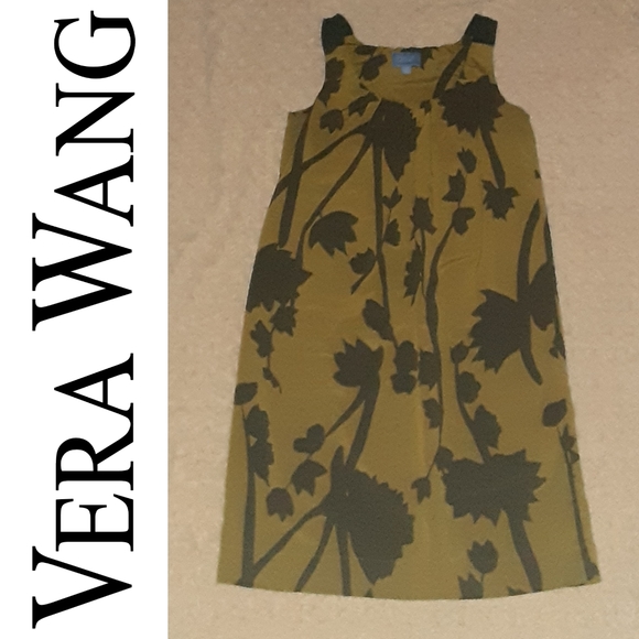 Vera Wang Dresses & Skirts - Vera Wang Olive Green Tank Dress